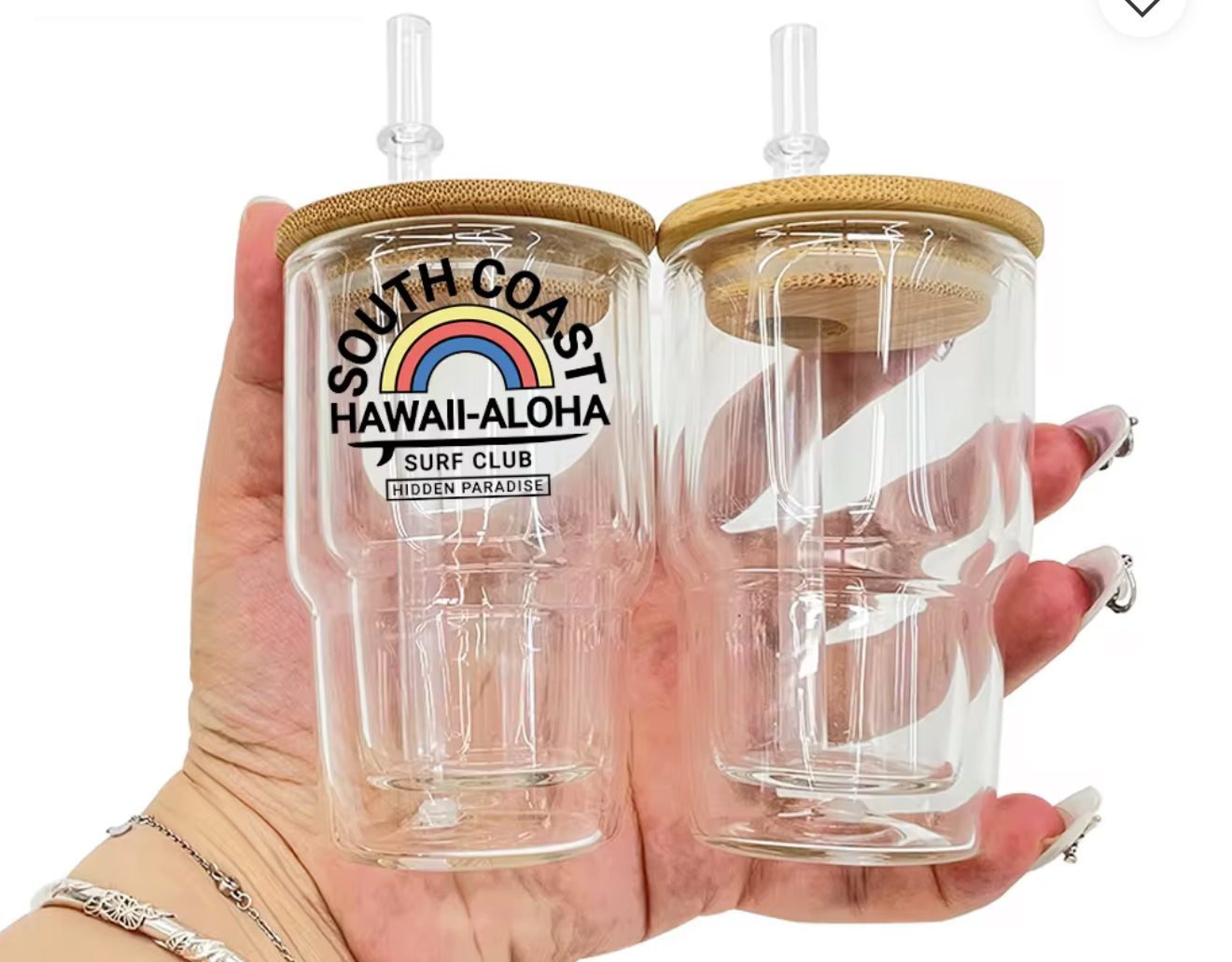 3oz snow globe shot glass