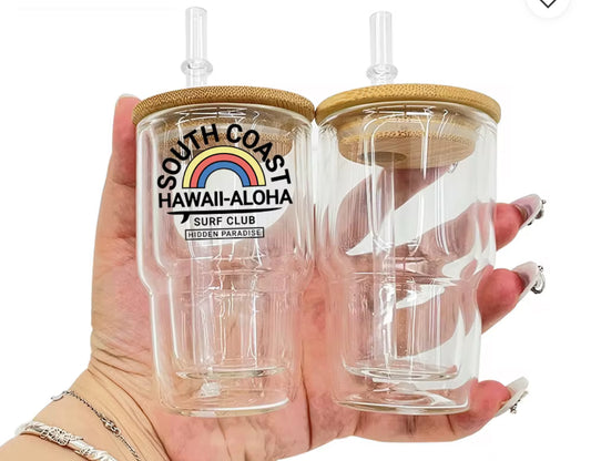 3oz snow globe shot glass